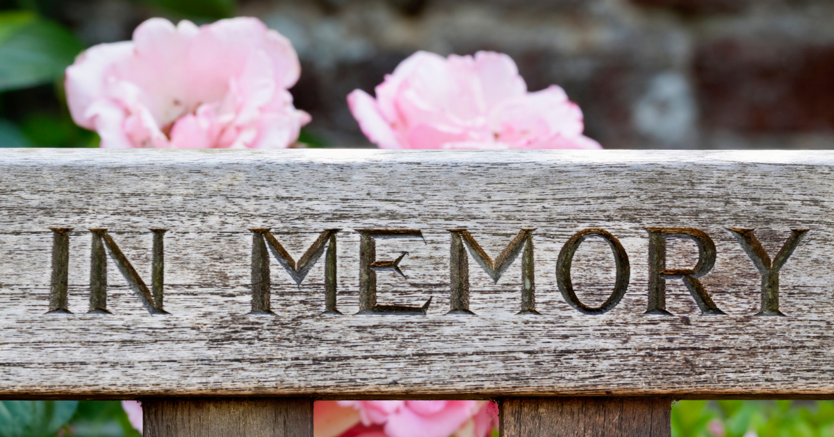 memorial bench