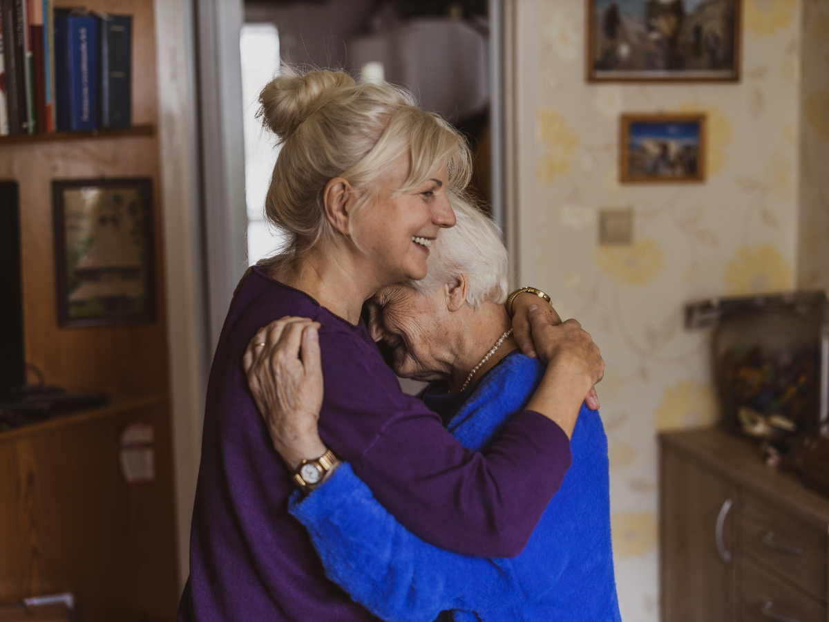 people hugging