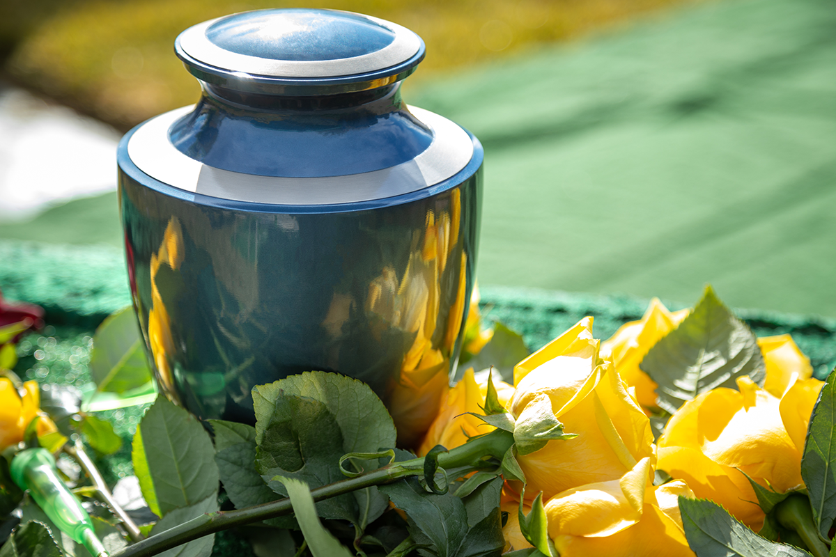 urn of ashes for direct cremation
