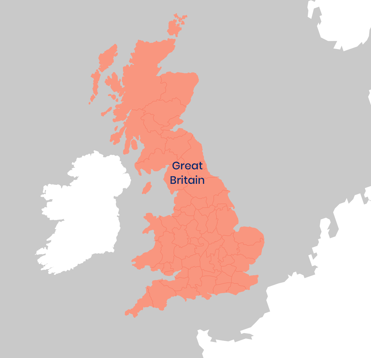 Map of Great Britain